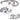 Steel French Curve Rulers Set - Metal Drafting Templates 3PCS - Shop Wood Tools