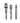 Socket Bit Extension Bar Set - 3 PCS Hex Shank Adapters for Power Drill - Shop Wood Tools