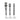 Socket Bit Extension Bar Set - 3 PCS Hex Shank Adapters for Power Drill - Shop Wood Tools