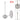 Upholstery Nails Tacks - Flat Head Furniture Nails in Silver Tone 16x2016x2519x23mm 20-200pcs - Shop Wood Tools