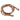 Rose Gold Stainless Steel Flexible Shower Hose - High Quality Bathroom Accessory 1415m - Shop Wood Tools