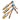 Ergonomic Chalk Wax Paint Brush Set - 3 Pcs Stencil Brushes for DIY Wood Projects - Shop Wood Tools