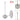 Upholstery Nails Tacks - Flat Head Furniture Nails in Silver Tone 16x2016x2519x23mm 20-200pcs - Shop Wood Tools