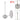 Upholstery Nails Tacks - Flat Head Furniture Nails in Silver Tone 16x2016x2519x23mm 20-200pcs - Shop Wood Tools