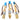 Ergonomic Chalk Wax Paint Brush Set - 3 Pcs Stencil Brushes for DIY Wood Projects - Shop Wood Tools