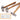High-Carbon Steel Ball Peen Hammer with Shockproof Wood Handle - Shop Wood Tools