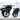 Heavy Duty Rubber Casters - 360 Industrial Furniture Wheels - Shop Wood Tools