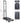 Foldable 200kg Plastic Trolley - 6-Wheel Household Cart - Shop Wood Tools