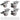 Universal Swivel Furniture Casters - 4Pcs Silent Trolley Wheels with Safety Brake - Shop Wood Tools