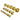 Brass Hex Bushing Reducer - Female to Male Threaded Pipe Fitting Adapter for Water and Gas - Shop Wood Tools