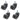 Heavy Duty 15 Caster Wheels - 200kg 360 Rotatable Furniture Casters 4 Pack - Shop Wood Tools