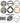 Piston Air Compressor Cylinder Valve Plate Gasket Set 42mm Air Pump Fitting Air-Compressor Accessories - Shop Wood Tools