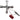 Elevator Water Meter Valve Cross Key Wrench - Black Triangle Style A - Shop Wood Tools