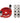 Self-Centering Doweling Jig - Woodworking Drill Locator with 3-10mm Drill Sleeve Red - Shop Wood Tools