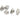 304 Stainless Steel Wire Rope Clamp - Single Clip Double Clamp - Shop Wood Tools